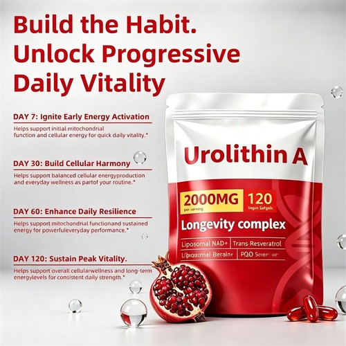 120caps urolithin supplement - 120caps, a